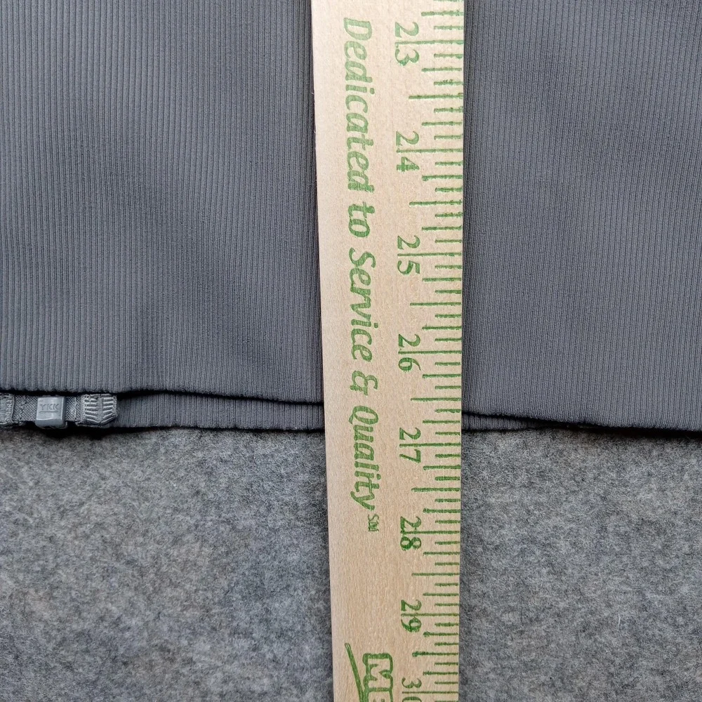 Lululemon Jacket Womens 8‎ Gray Herringbone Stride Hooded Full Zip Thumbholes